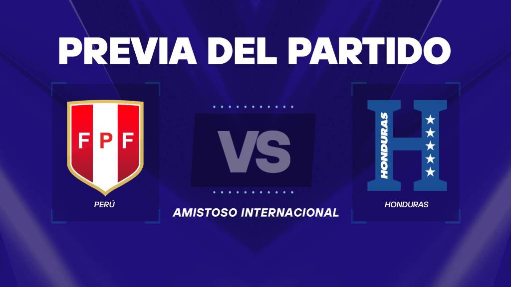 Perú vs Honduras: día, hora, TV y todo lo que hay que saber del amistoso&nbsp;internacional